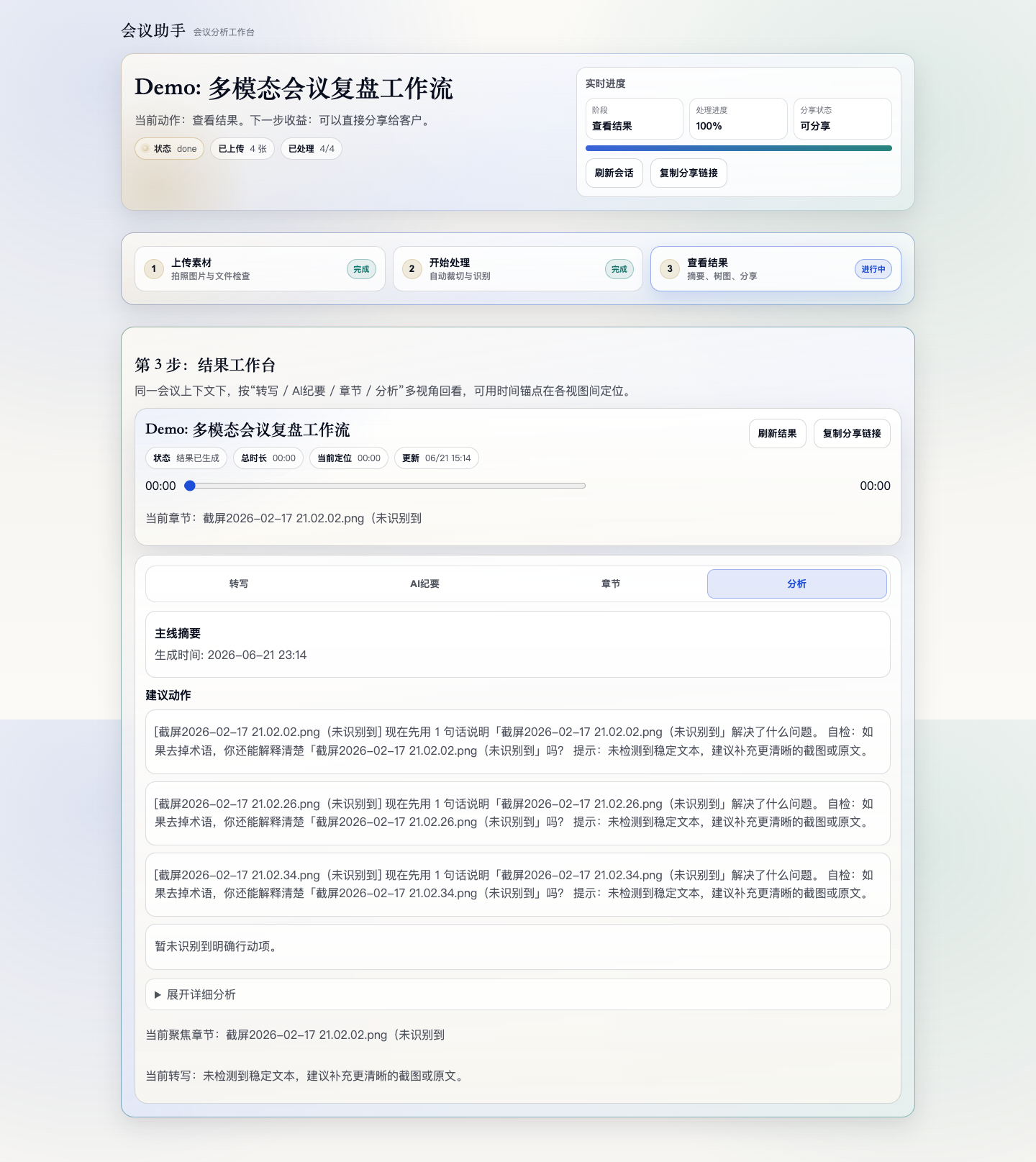 Result review